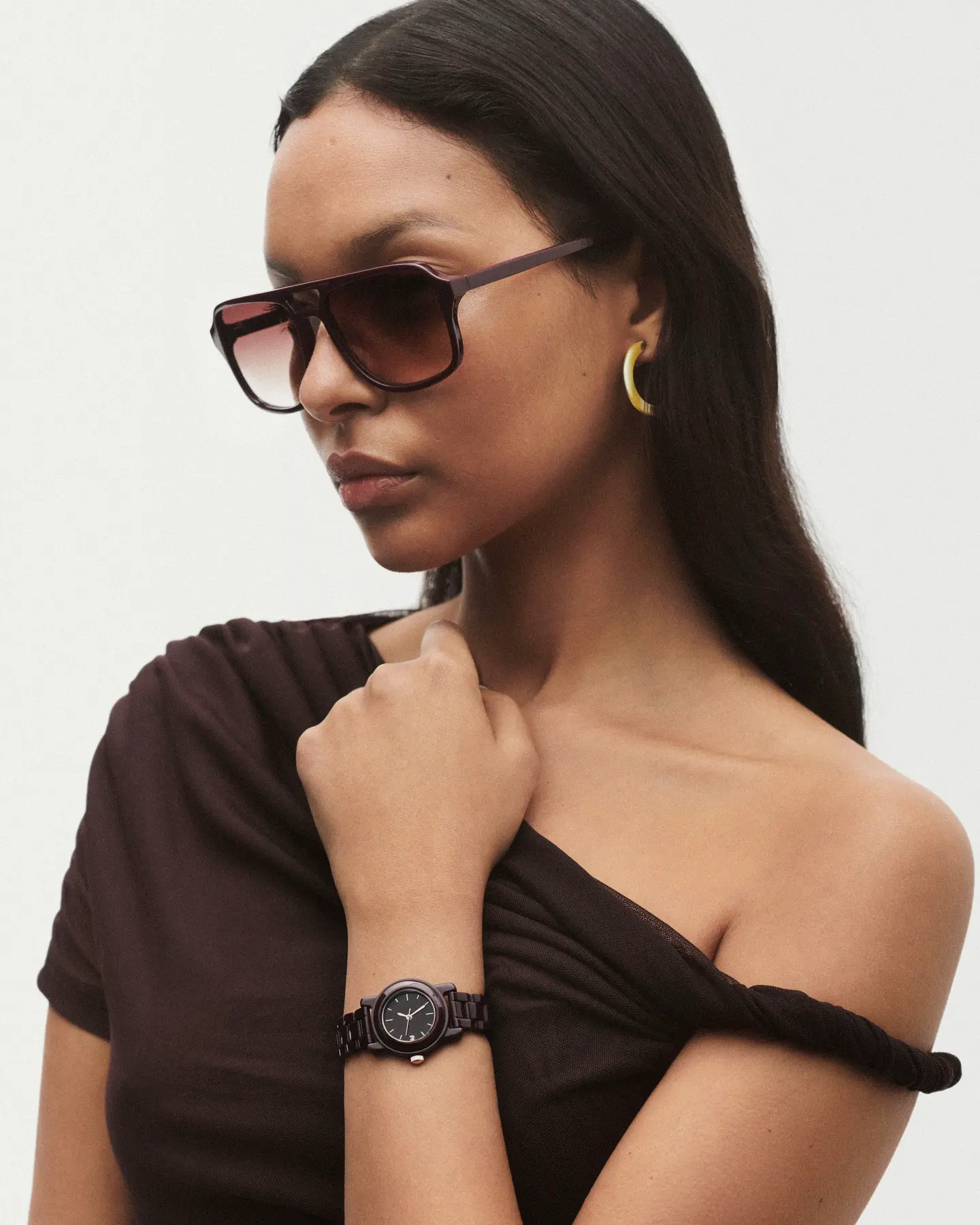 シーニュ フェザー　moni Mini Mono Watch in Royal Peony – MACHETE