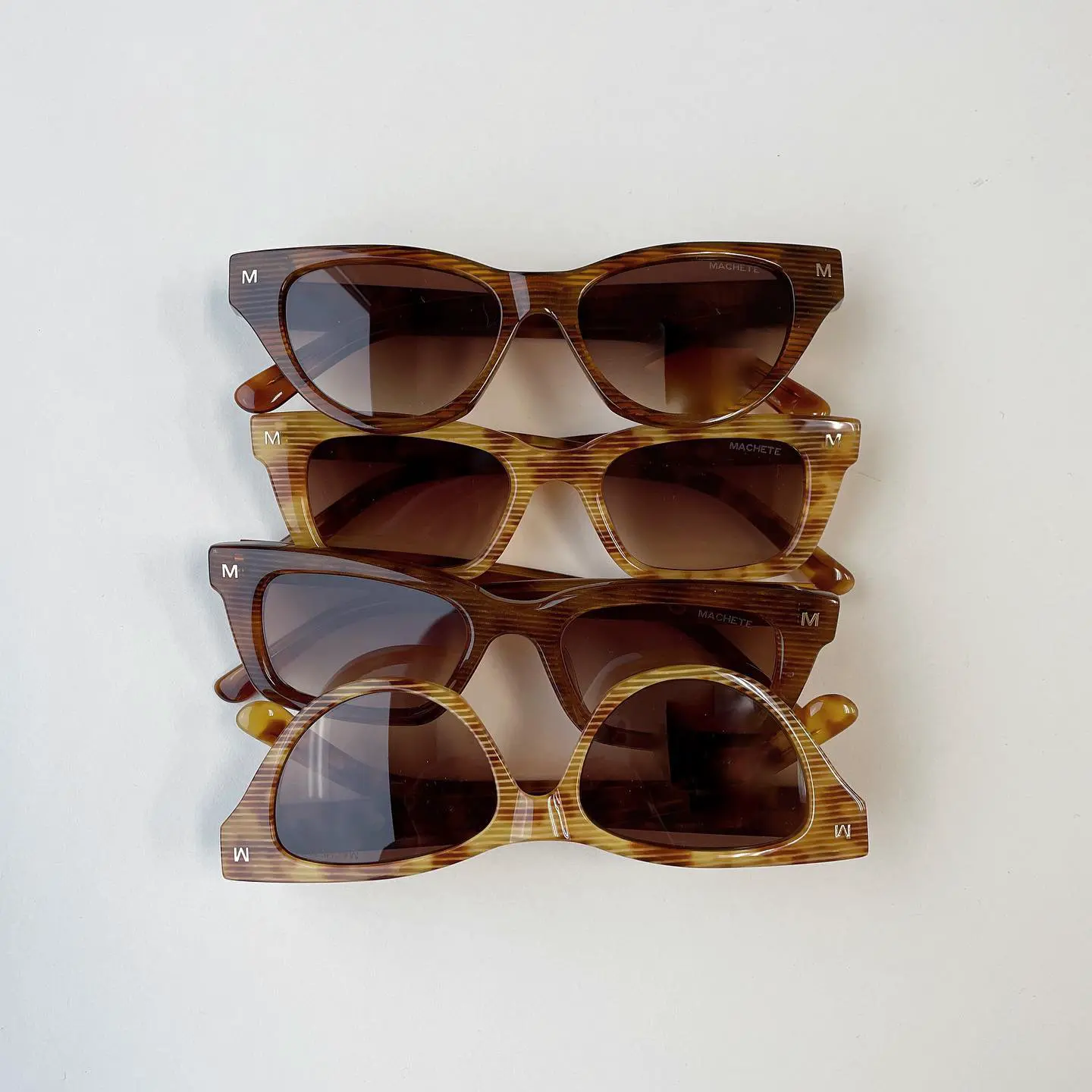 Machete - Suzy - Sunglasses in Cognac Suzy Cat Eye Sunglasses in Black - Machete – MACHETE main image 2
