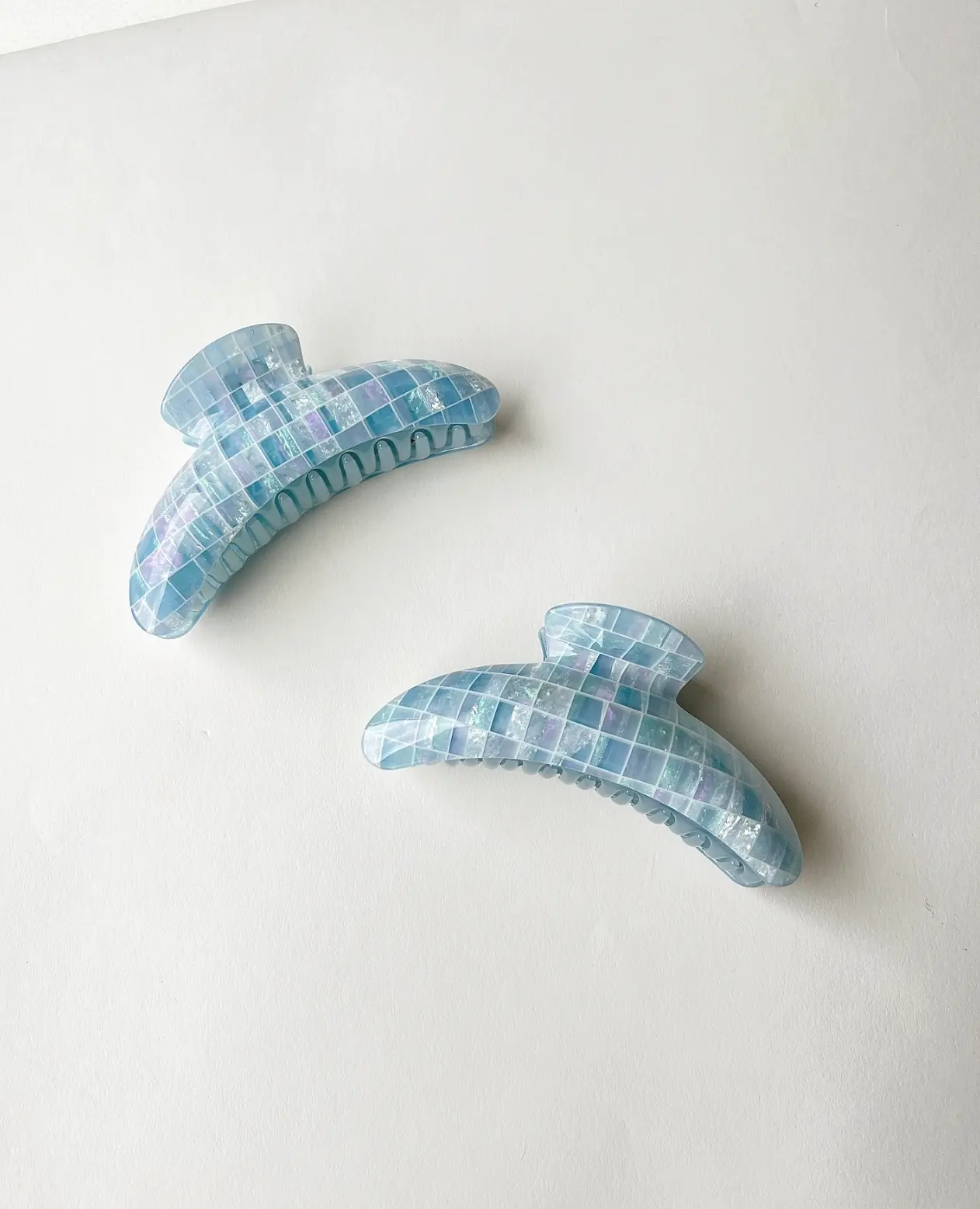 Jumbo Heirloom Claw in Blue Shell Checker – MACHETE
