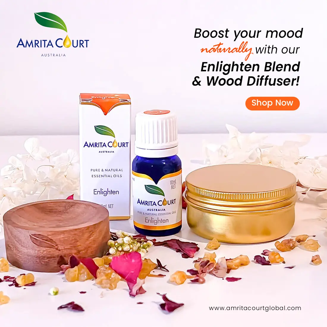 Essential Oils, Waterless Diffusers & Aroma Australia | Amrita