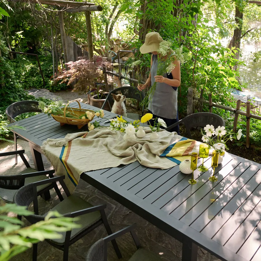 Portola Dining Chair in Charcoal Terra Outdoor Living