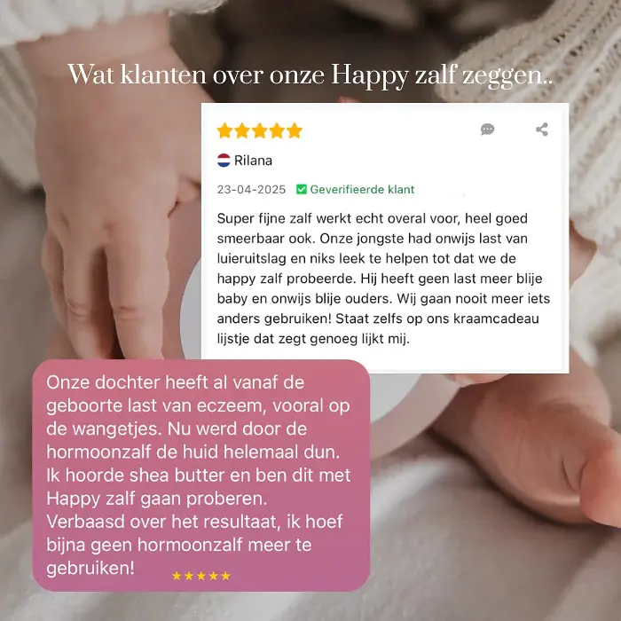 😄 - Happy Smile. Dat is wat jouw huid en die van jouw mini gaat doen als je begint met deze fijne 1