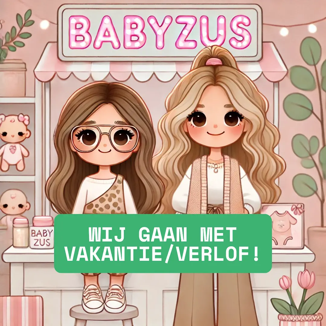 ☀️ We gaan bijna met verlof/vakantie! 

Heb je nog snel een kraamcadeau of ander mooi item nodig?

B