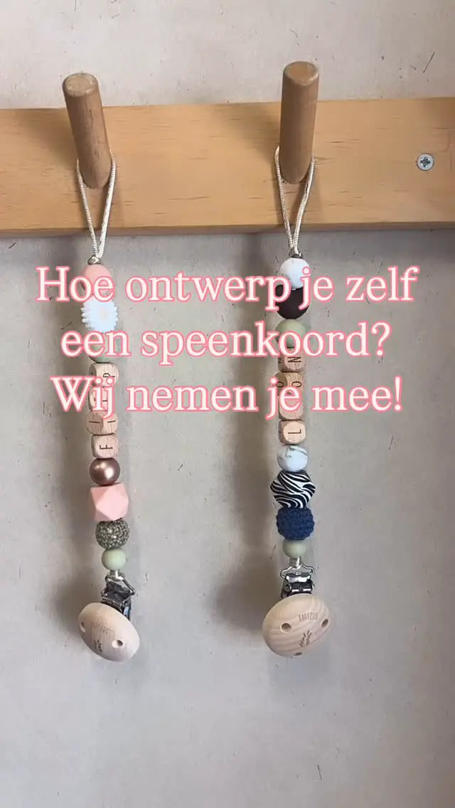 👌🏻 Hoe ontwerp je zelf een speenkoord? Deze vraag krijgen we regelmatig. Naast dat het onwijs leuk