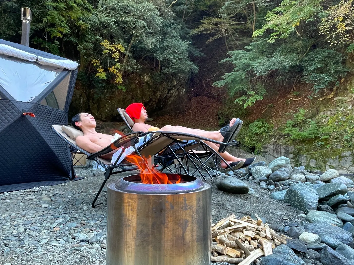 ABiL テントサウナ &天板&サウナストーン アウトドアで最高にととのう！ABiL TENT & STOVEで始めるテント